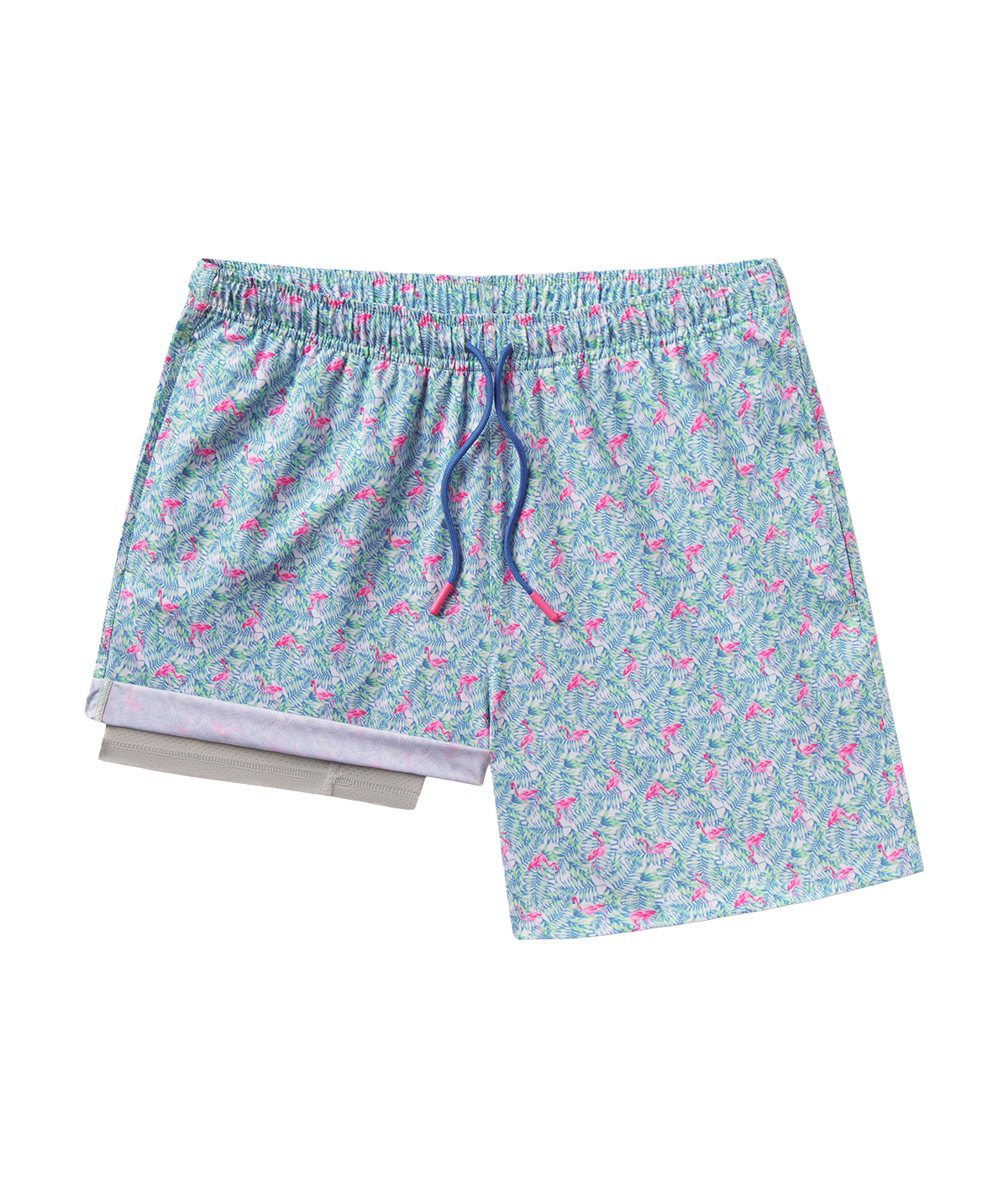Lets Flamingle Swim Shorts - Lets Flamingle - Image 1