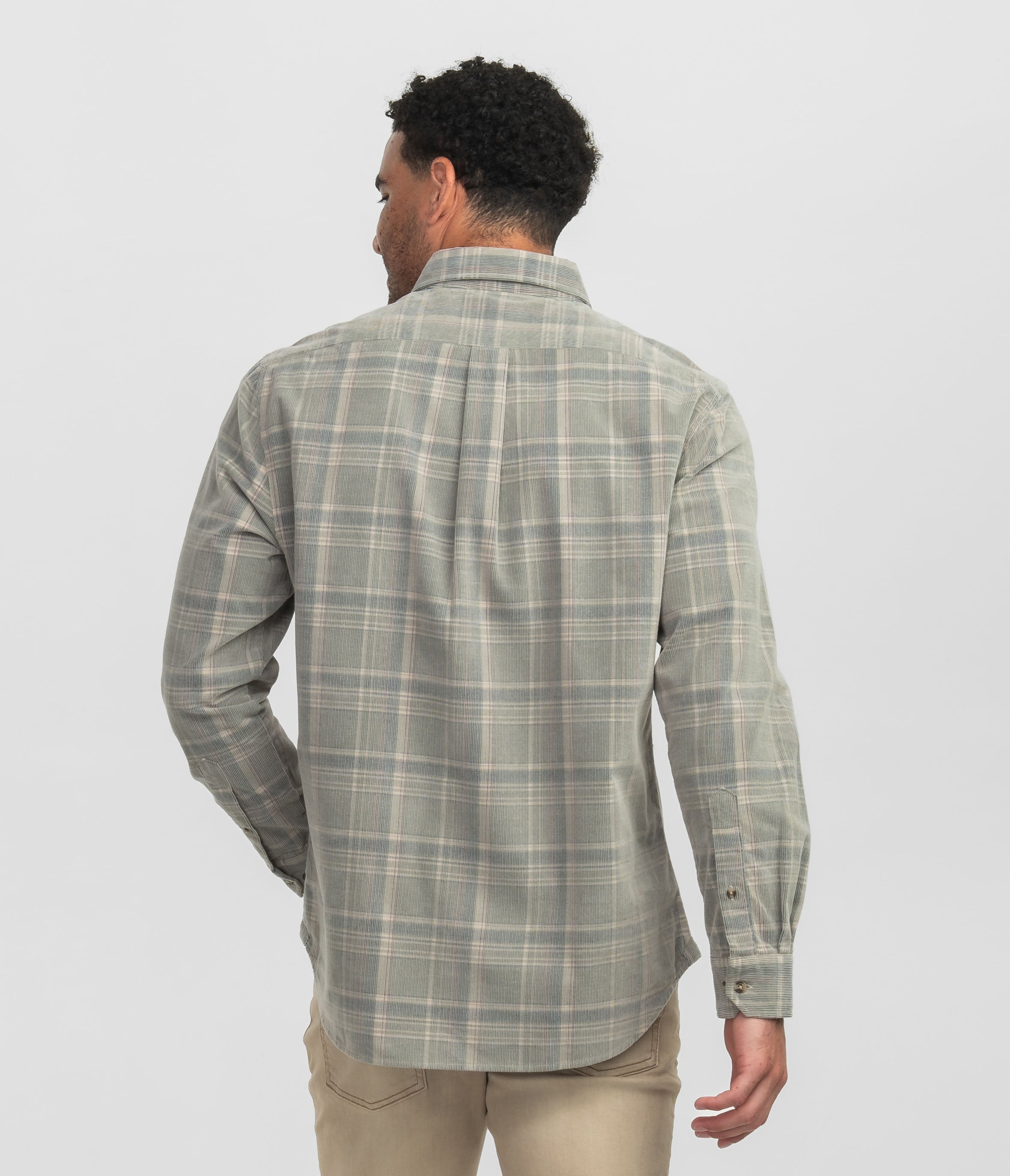 Braxton Lightweight Cord Flannel - Dusk - Image 2