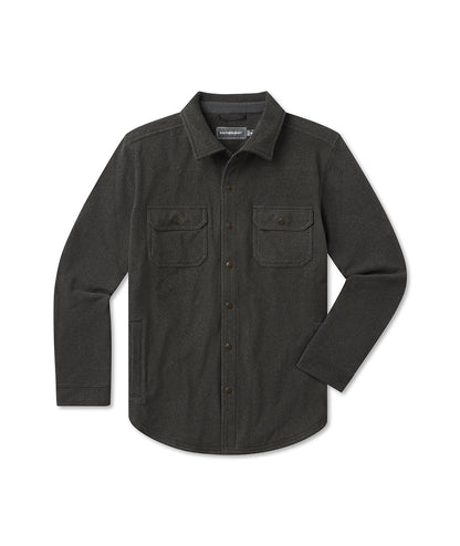 Brushline Fleece Shacket - Cast Iron - Image 4