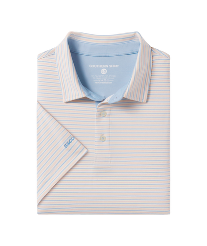 Scoreboard Stripe Polo - Cabana - Image 1