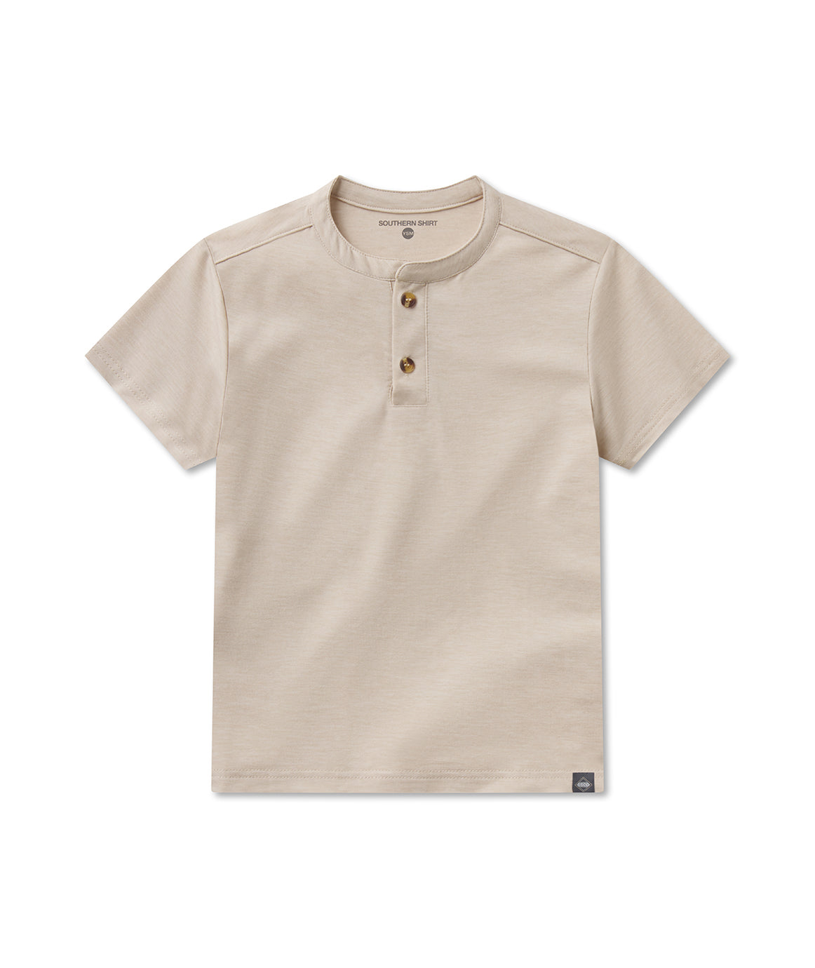 Boys Max Comfort Henley SS - Oatmeal - image 2