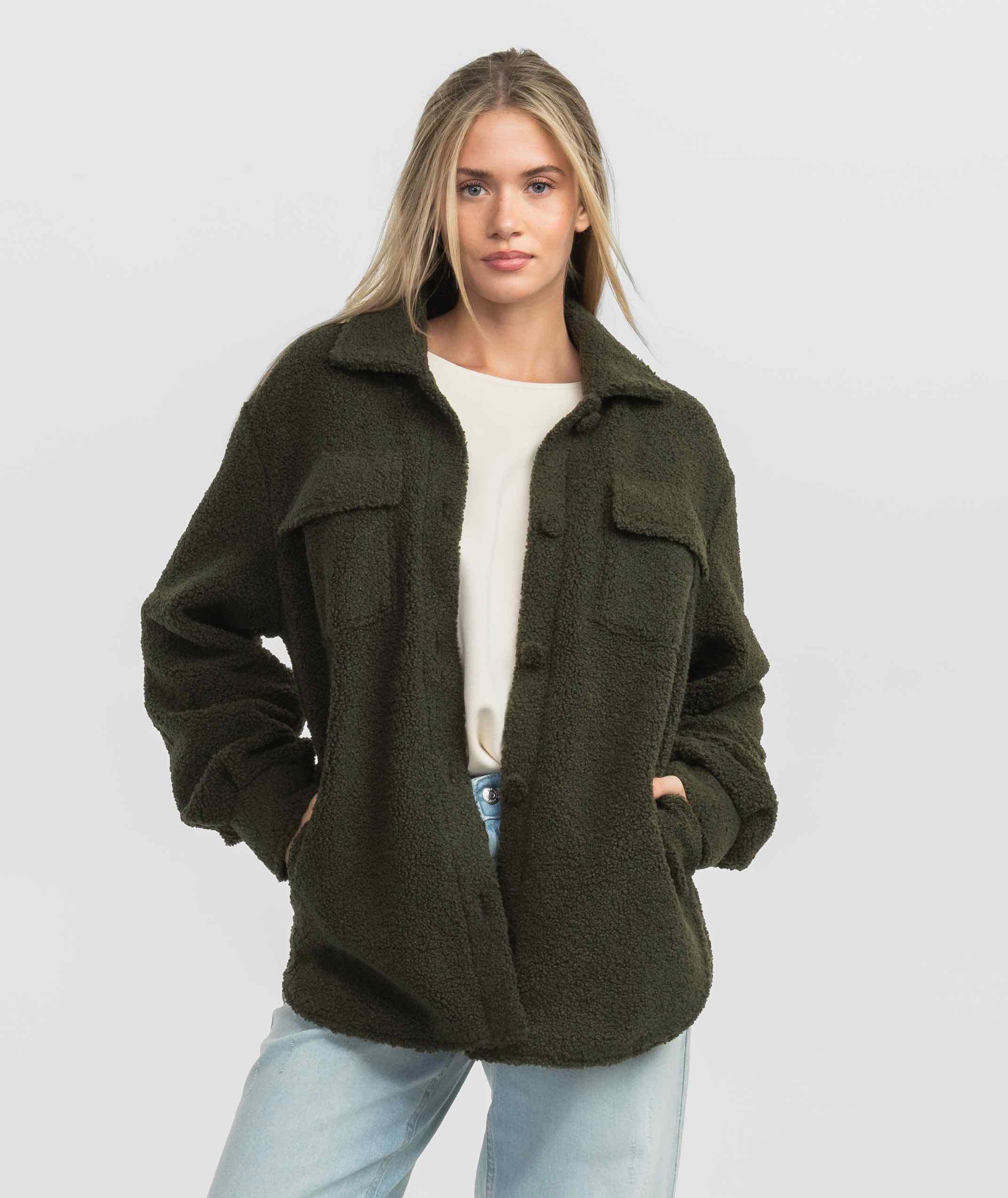 Warm and Fuzzy Shirt Jacket