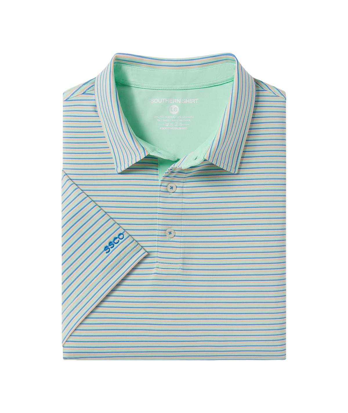 Crestline Stripe Polo