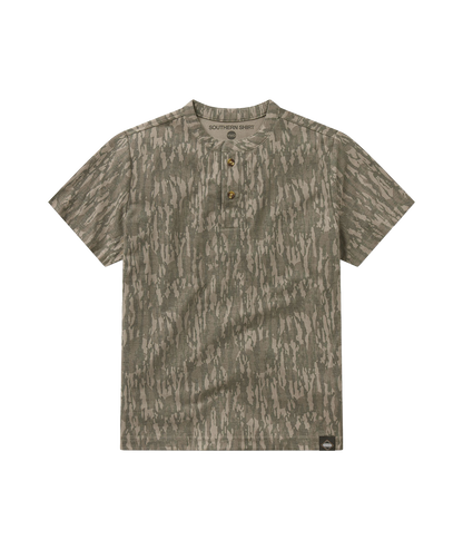 Boys Max Comfort Henley SS - Tree Bark - image 2