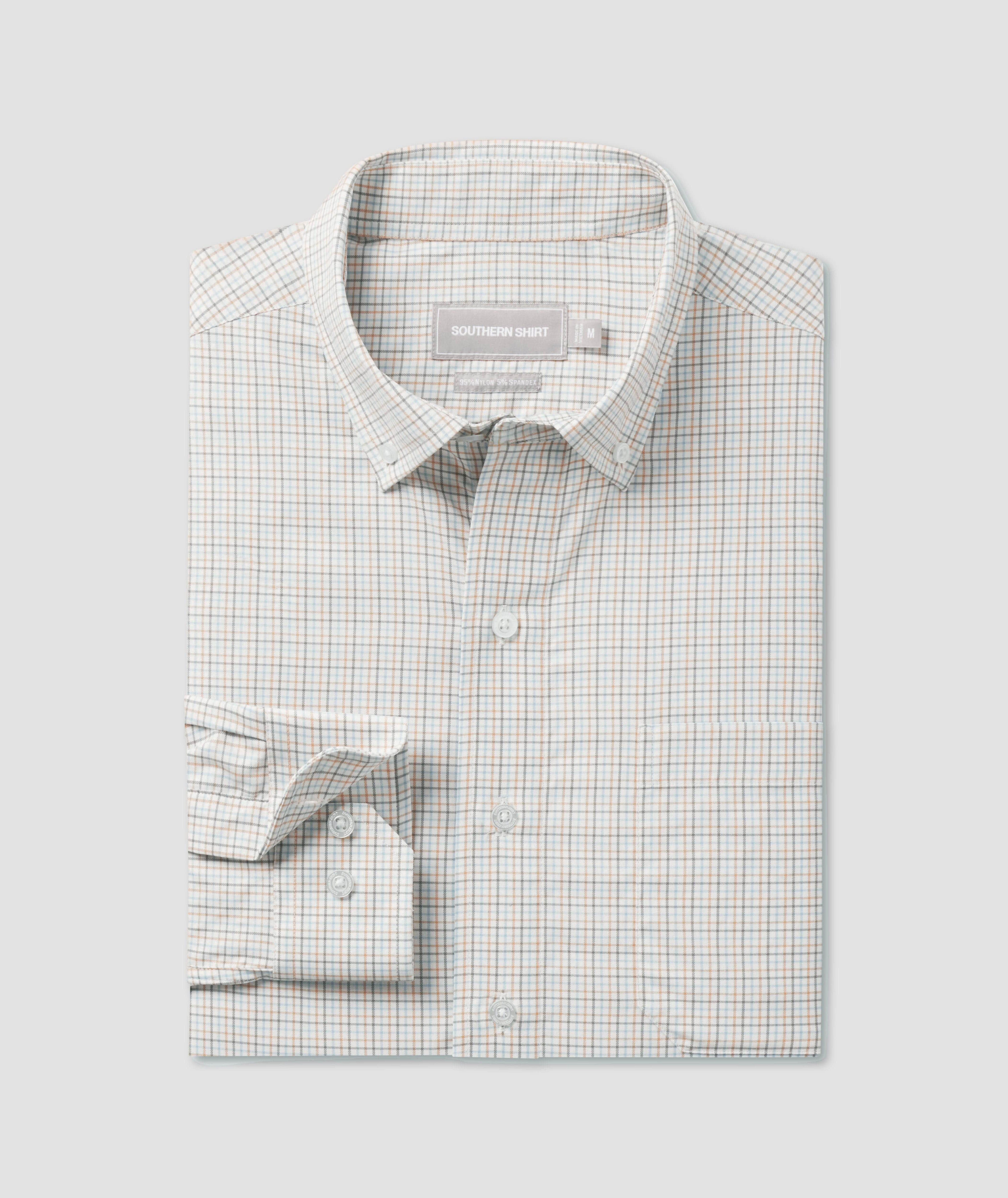 Hudson Check LS - Angora - Image 1