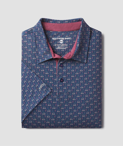 Perfect Round Printed Polo - Dusk - image 1