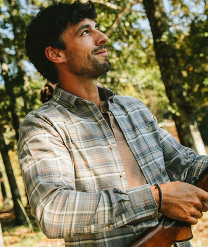 Ironwood Stretch Flannel LS - Bark - image 4