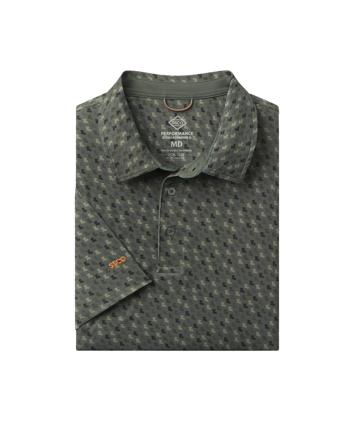 Southern Sportsman Printed Polo - Bayou Pine - image 1