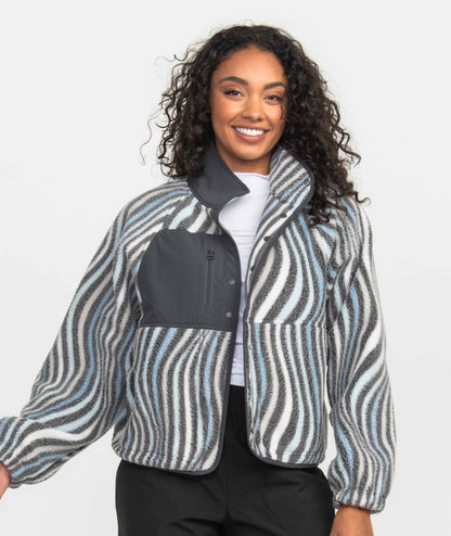 Retro Snap Fleece Jacket