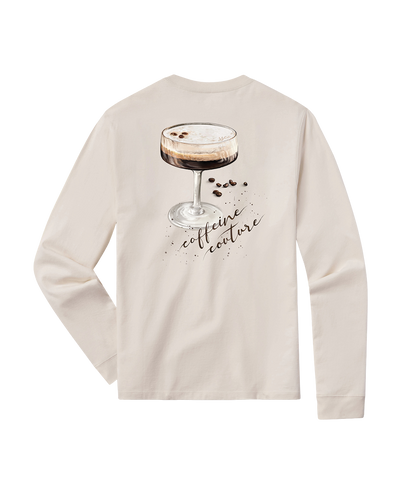 Caffeine Couture Tee LS - Moonlight - Image 1
