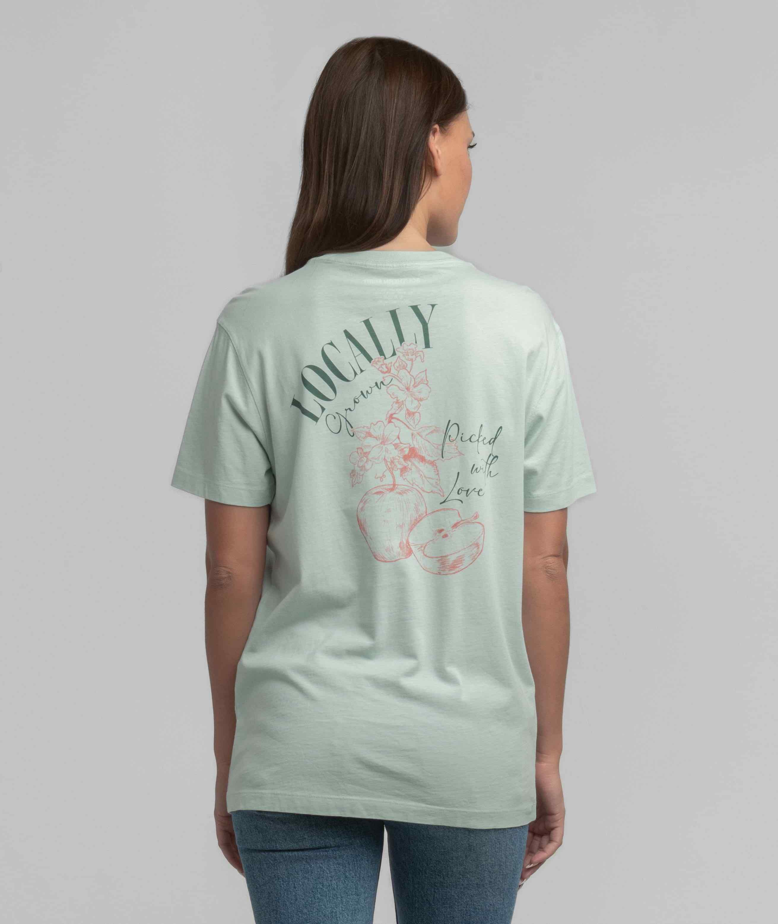Locally Grown Tee SS - Cool Mint - Image 3