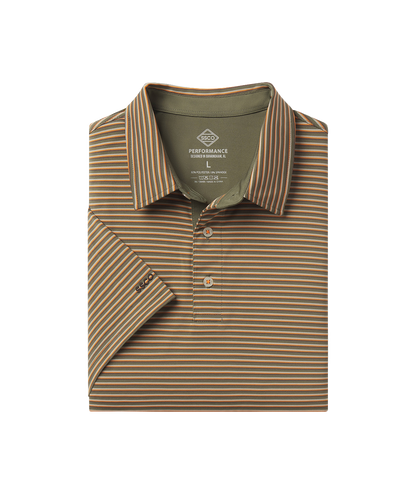Crestline Stripe Polo - Marshland - image 1