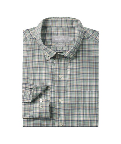 Hawthorne Plaid LS - Mallard - image 1