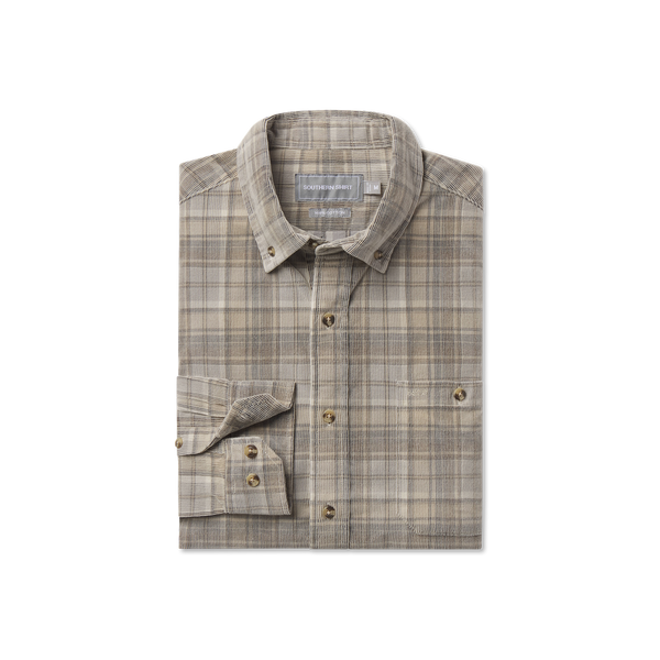 Braxton Lightweight Cord Flannel - Hillside