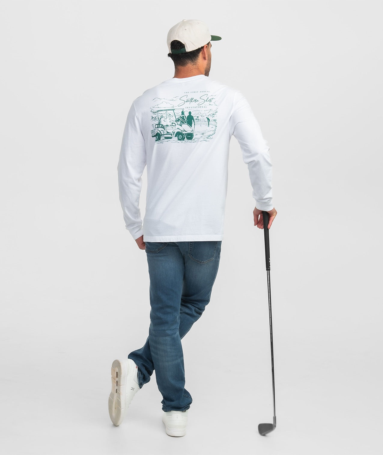 Stay The Course Tee LS - Bright White - Image 3