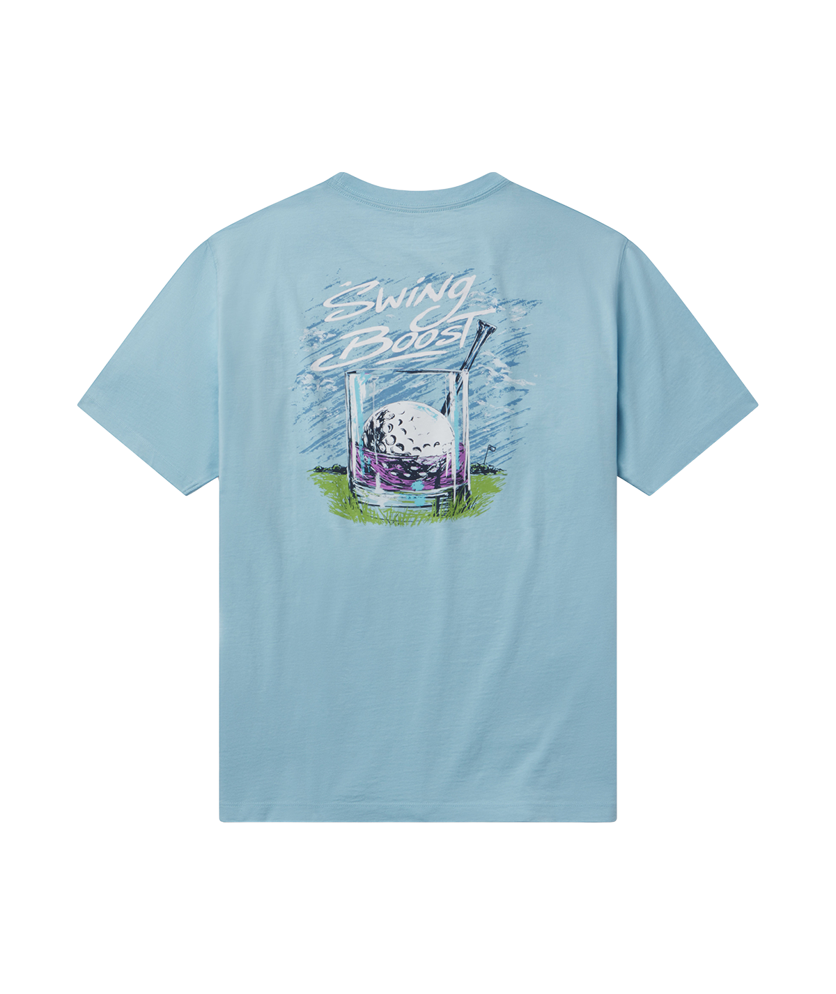 Swing Boost Tee SS - Sky Blue - Image 1