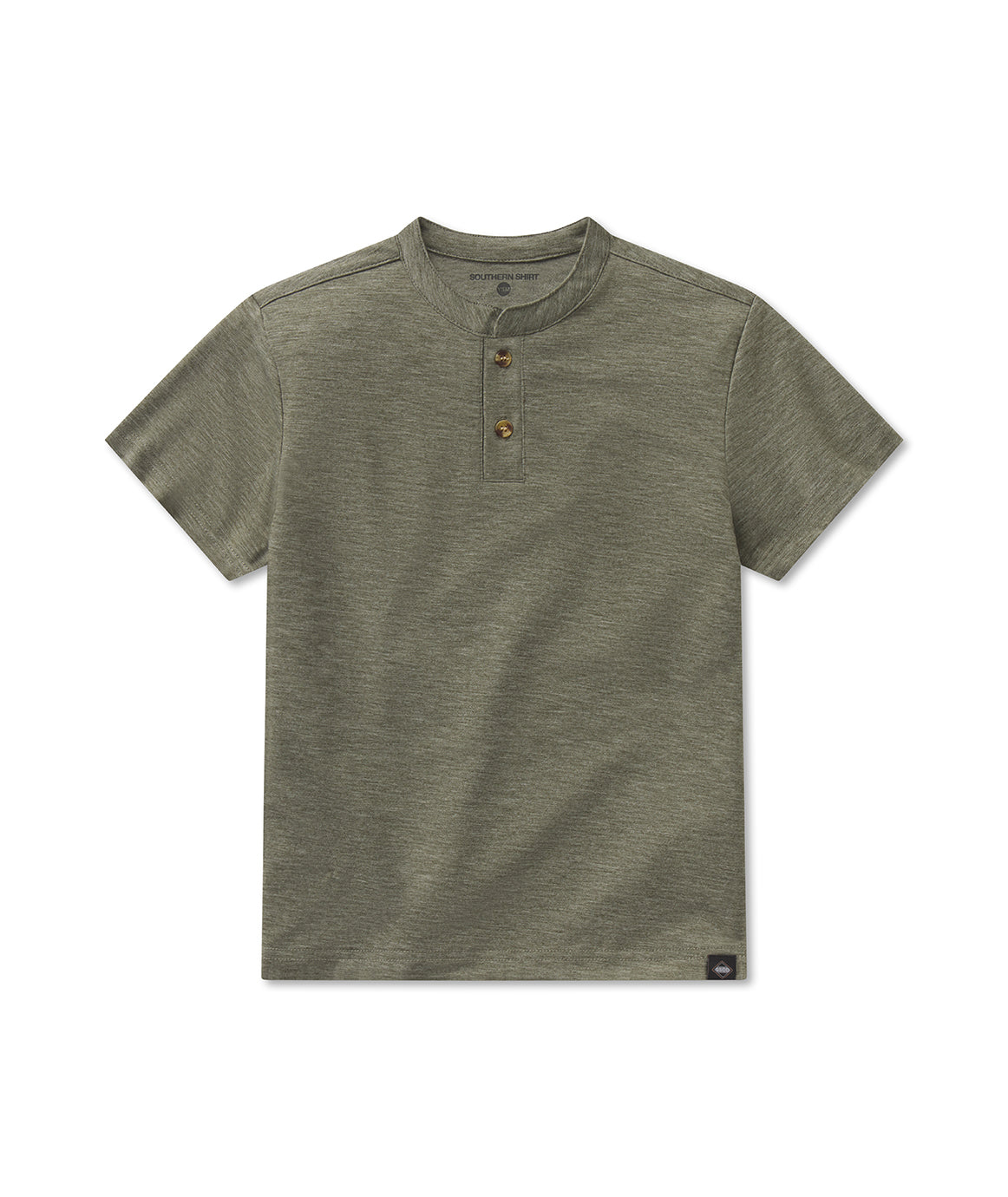 Boys Max Comfort Henley SS - Spanish Moss - image 2
