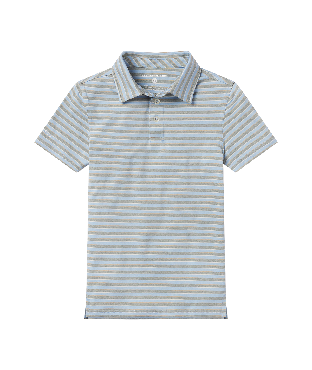 Youth Boys Cahaba Heather Stripe Polo