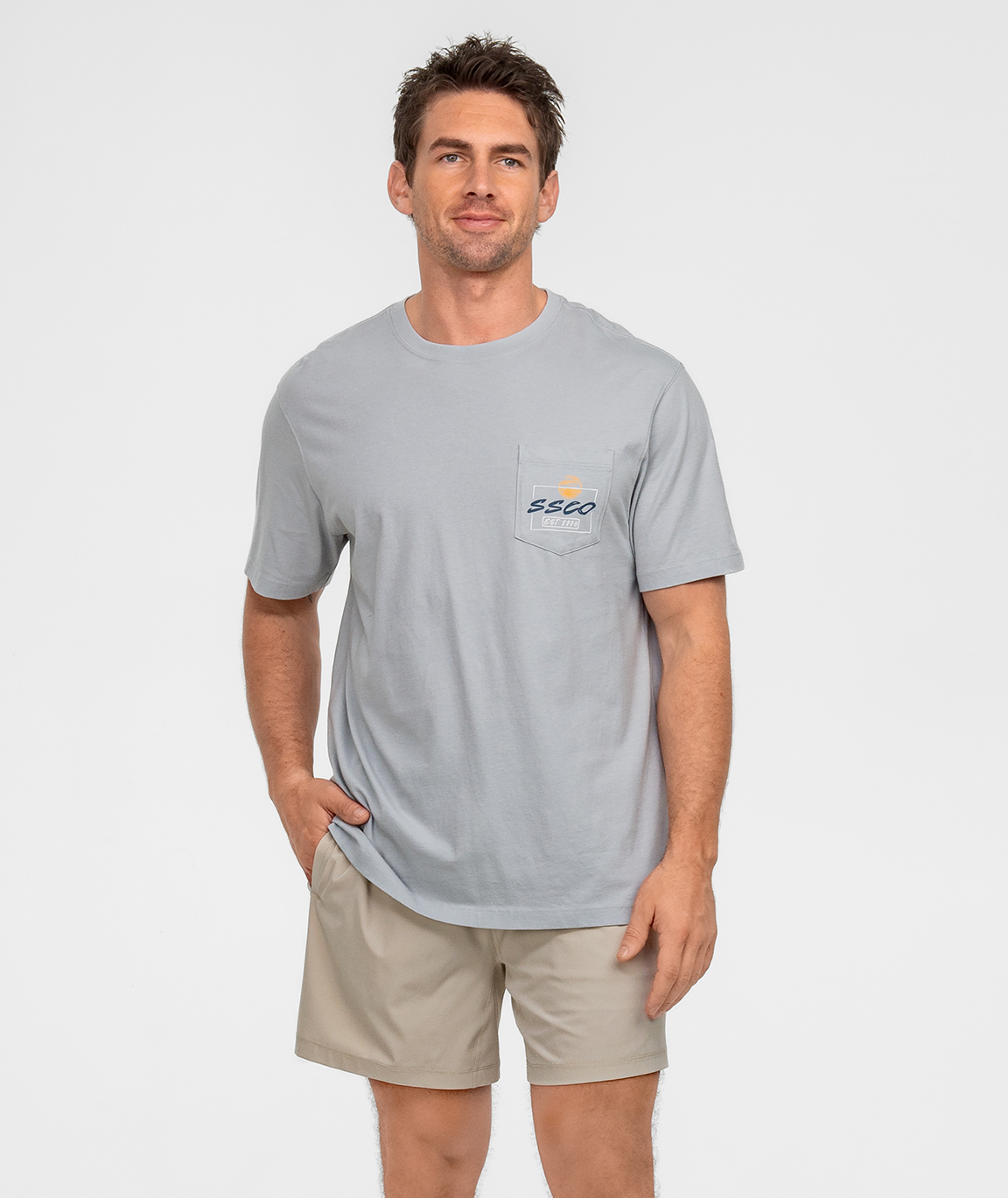 Bay Breeze Tee SS - Harbor Mist - Image 2
