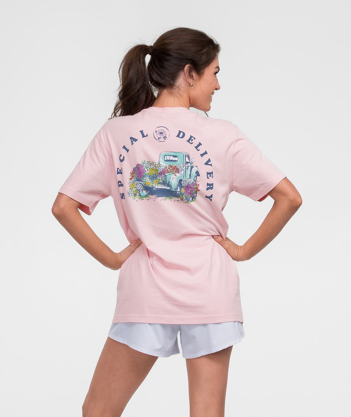 Special Delivery Tee SS - Blush - Image 1