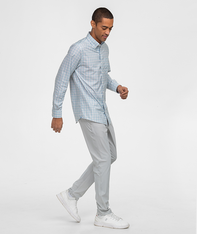 Willowbend Plaid LS - Folkstone Gray - Image 3