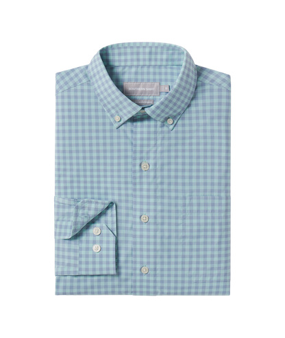 Graymont Gingham LS - Tide Pool - Image 1