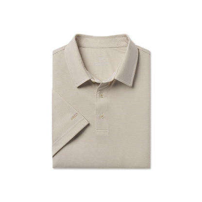 Heather Madison Stripe Polo - Mojave - image 1