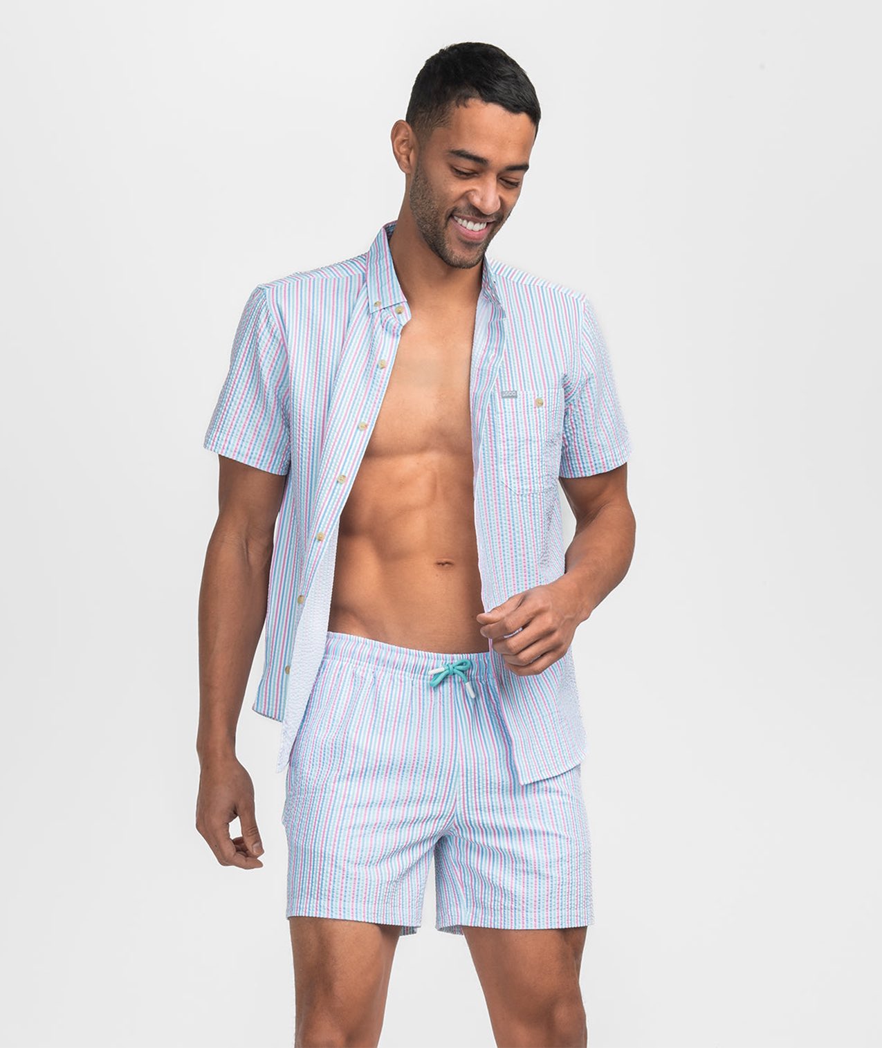 Clubhouse Seersucker Baja Shirt SS