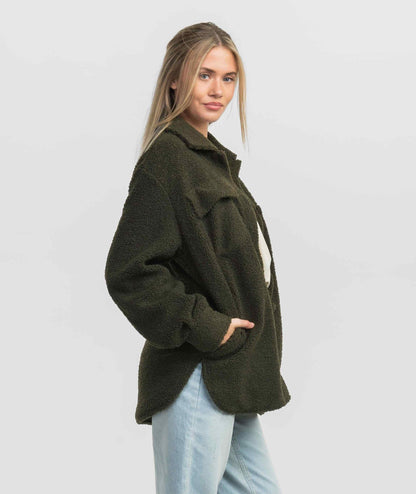 Warm and Fuzzy Shirt Jacket