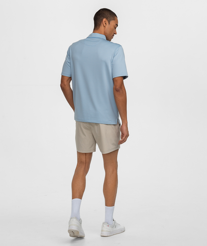 Scoreboard Stripe Polo - Tidewater - Image 4