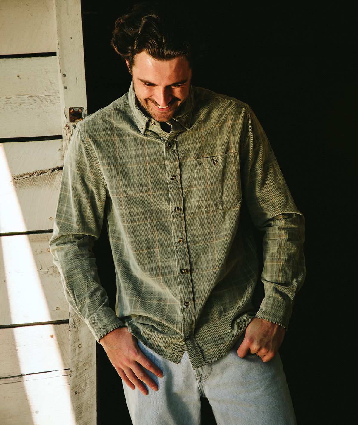 Braxton Lightweight Cord Flannel - Timberline - image 5