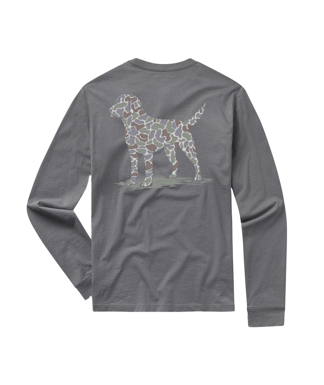Camo Companion Tee LS - Volcanic Ash - Image 1