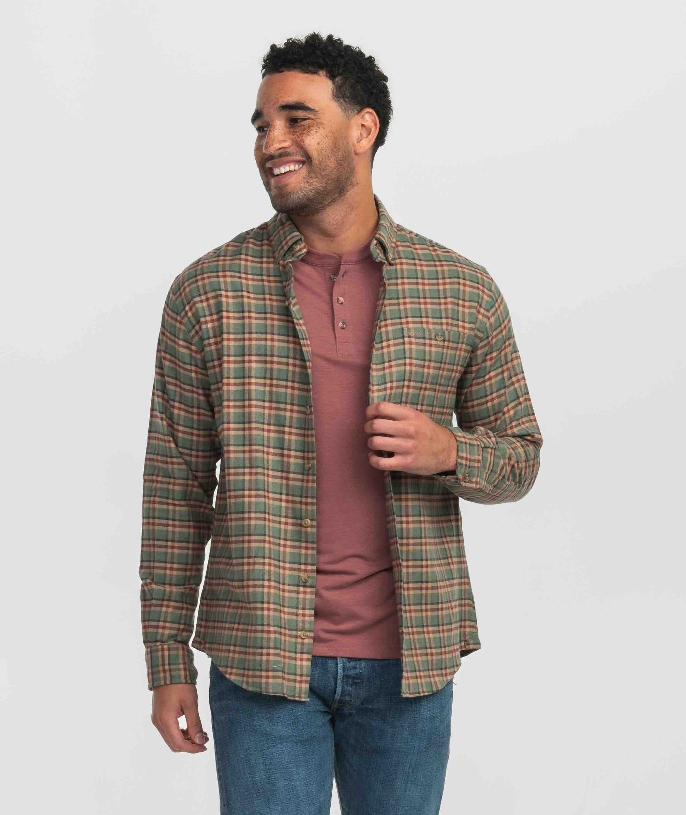 Pinewood Flannel LS - Pinewood - Image 2