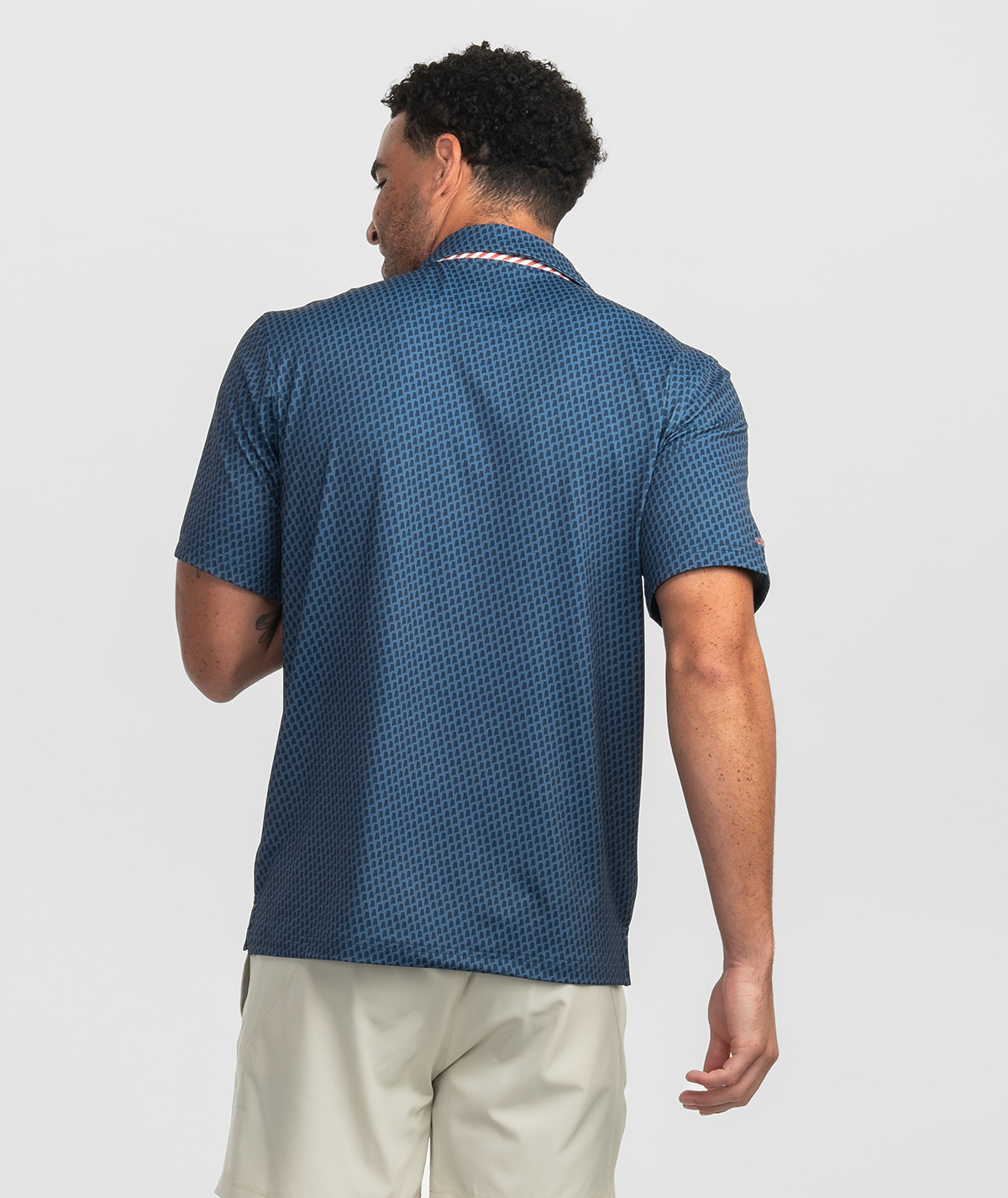 Sweet Home Printed Polo - Vintage Indigo - Image 4