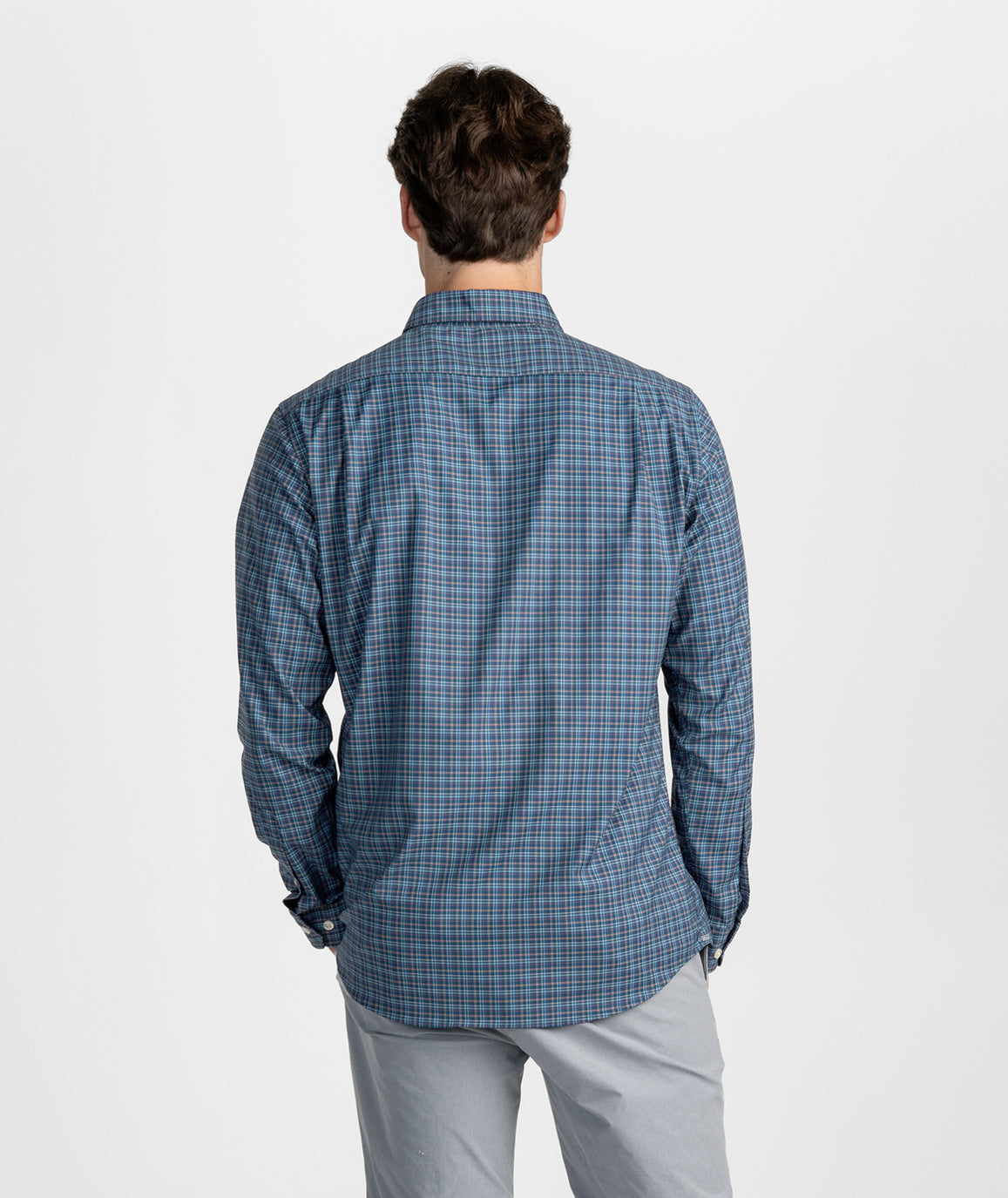 Shoal Creek Plaid LS - Night Sky - Image 3