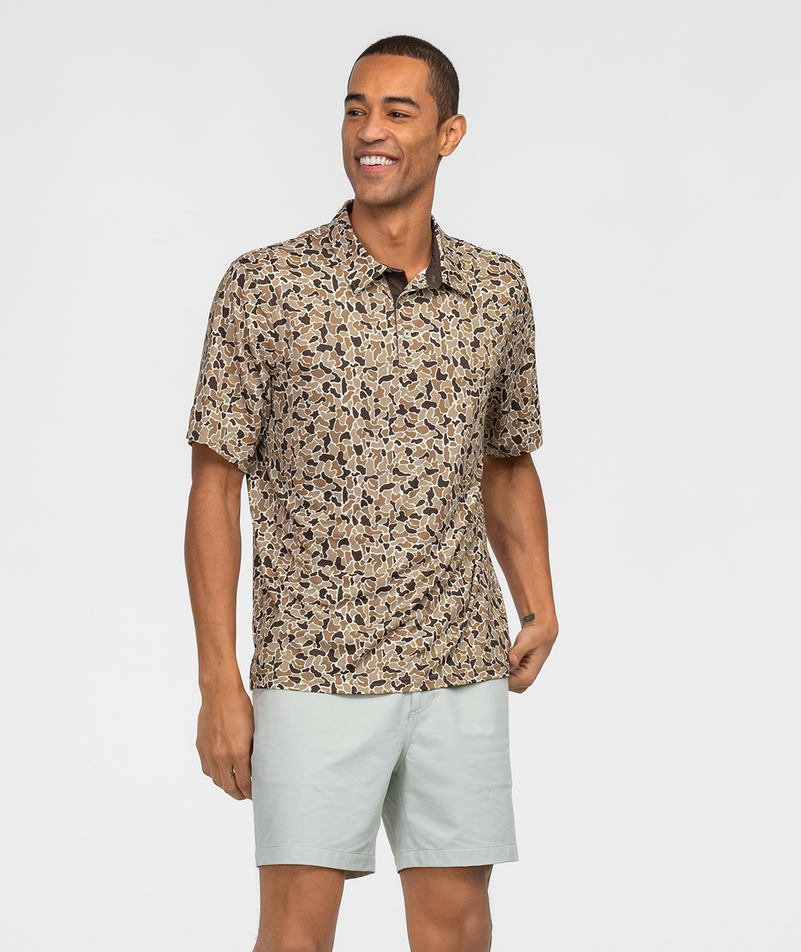 Hunters Hideaway Printed Polo