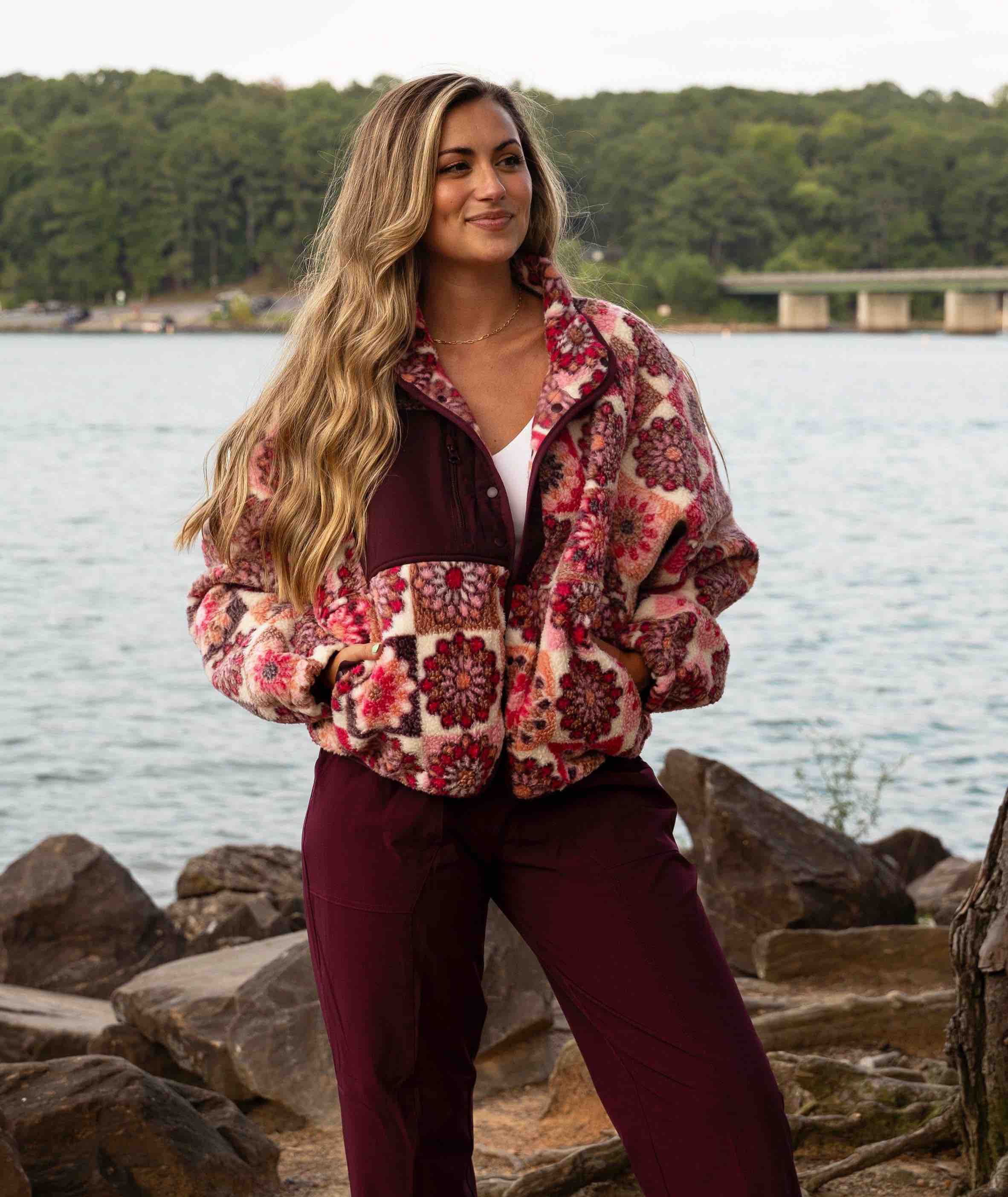 Retro Snap Fleece Jacket - Nostalgia - Image 2