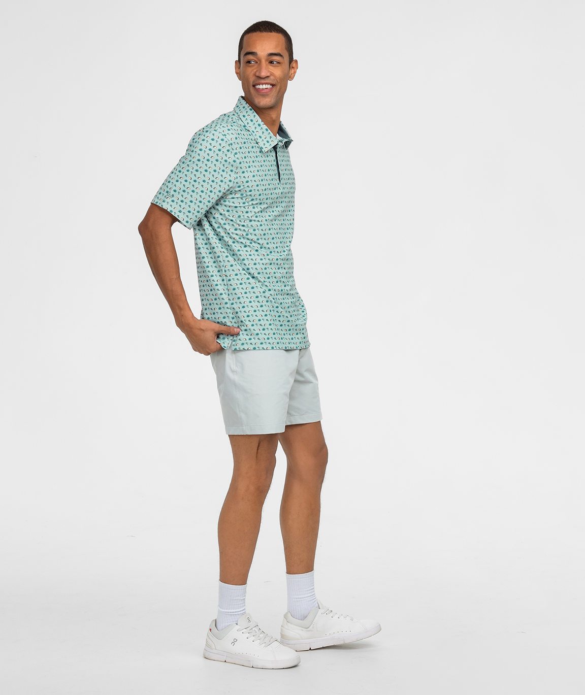 Tacos and Tequila Printed Polo