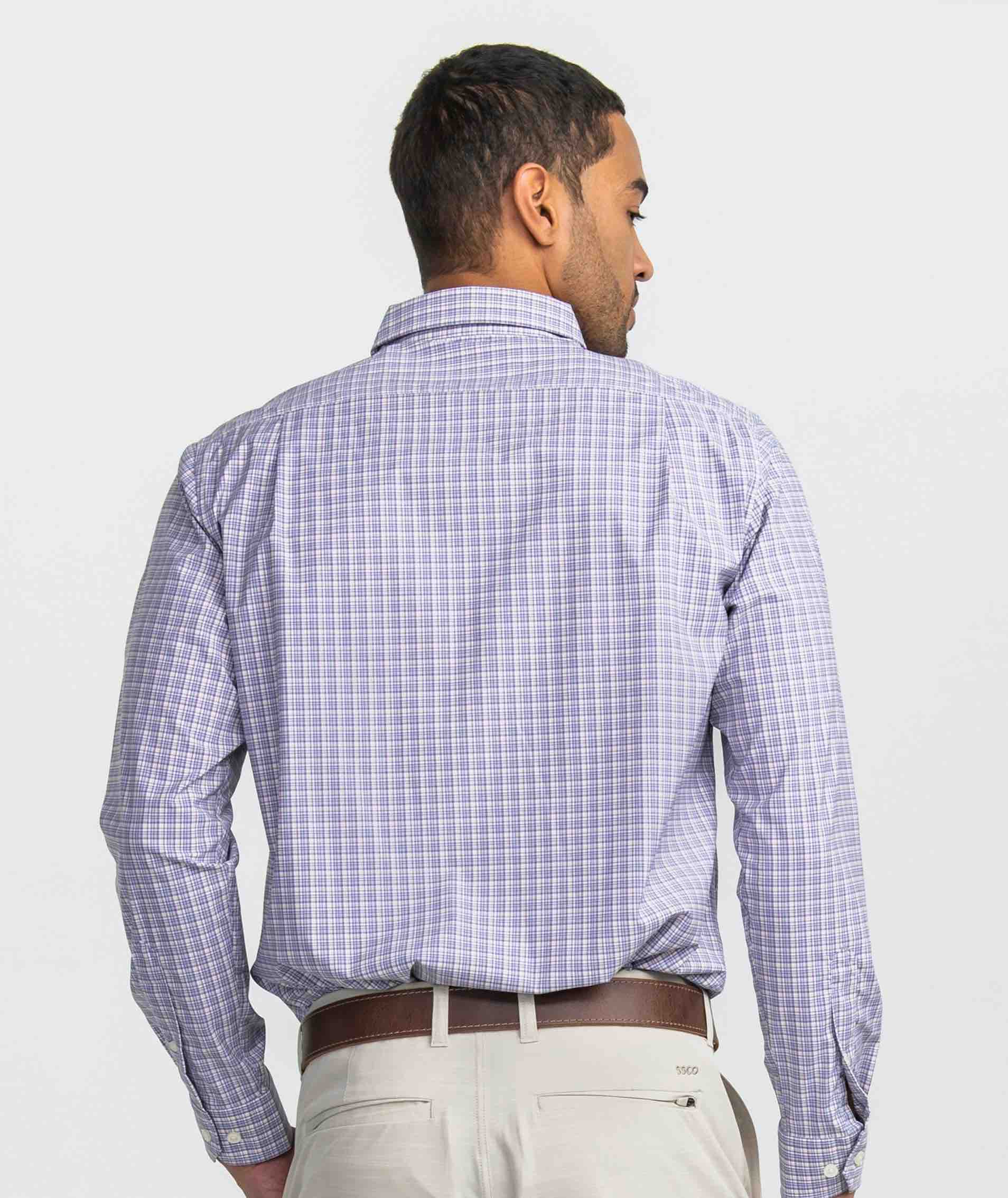 Nassau Check LS - Purple Apricot - Image 3