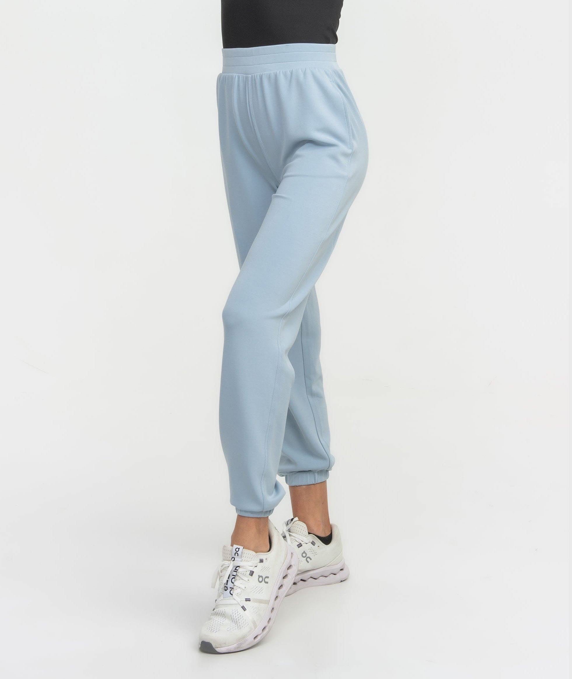 Buttery Soft Bella Lounge Joggers - Blue Fog - Image 1