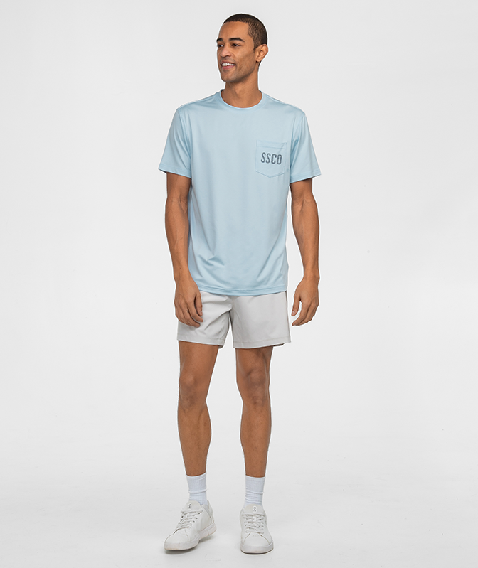 Camo Badge Performance Tee SS - Skyway - Image 2