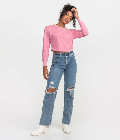 Anywhere Darted Tee LS - Candy Crush - image 1