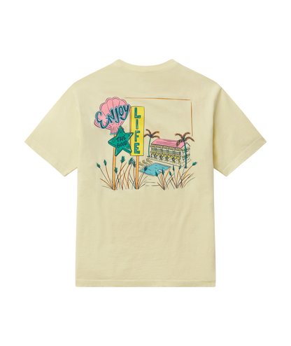Hotel Good Life Tee SS - Canary - Image 1