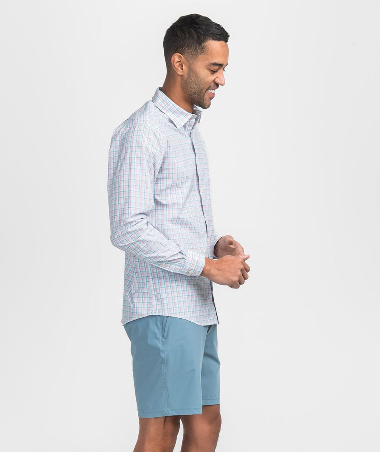 Magnolia Plaid LS - Pacific Cooler - Image 3