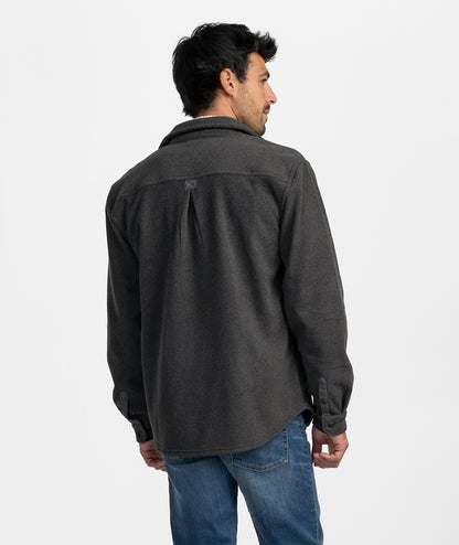 Brushline Fleece Shacket - Cast Iron - image 3