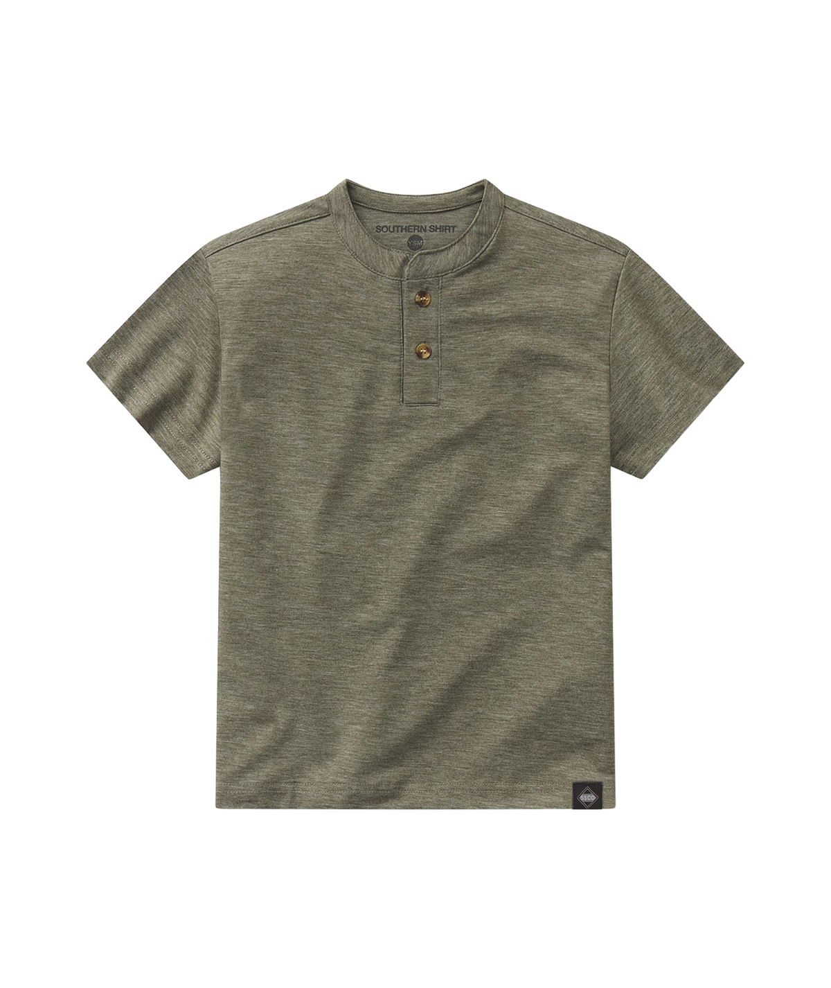 Boys Max Comfort Henley SS - Spanish Moss - image 2