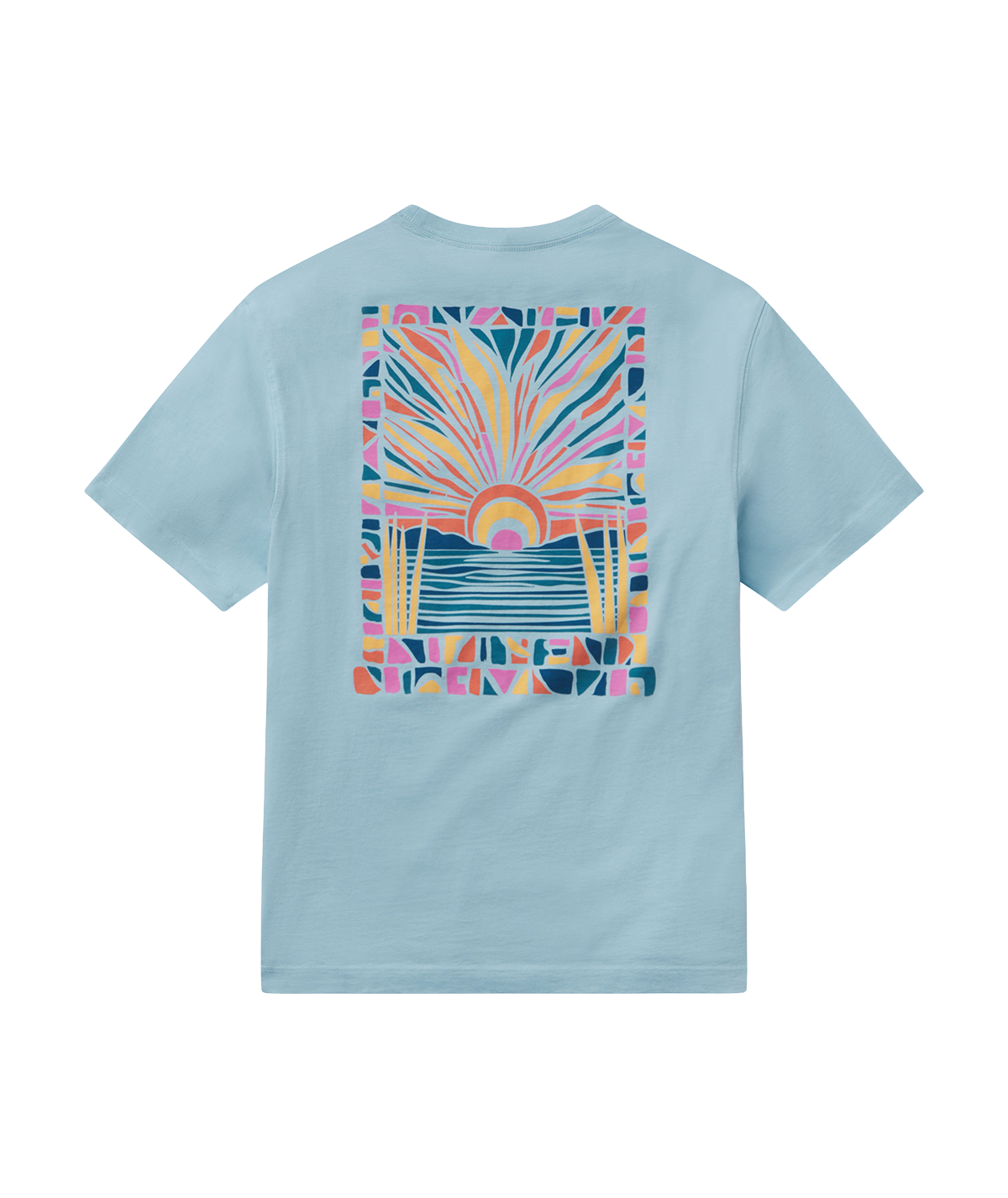 Pieces Of Paradise Tee SS - Sky Blue - Image 1