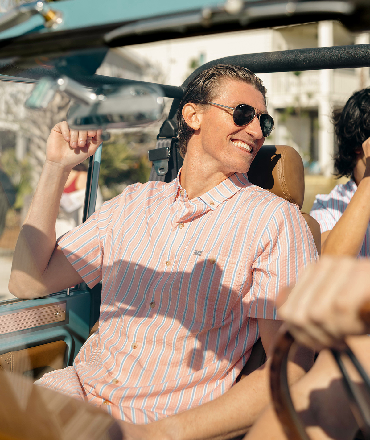 Boardwalk Seersucker Baja Shirt SS - Boardwalk - Image 3