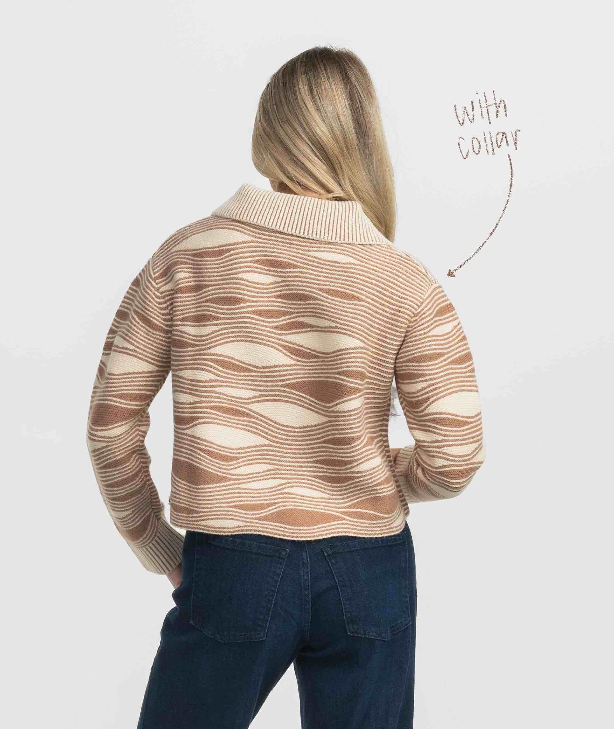 Convertible Collar Sweater