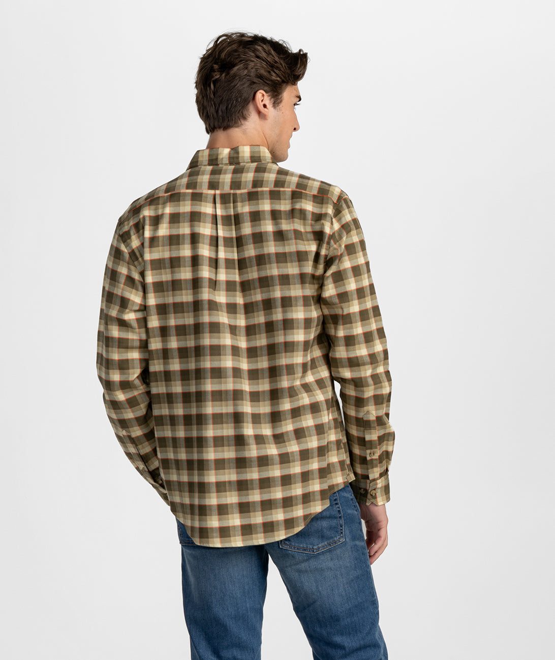 Crosshair Stretch Flannel LS - Oak Ridge - image 2